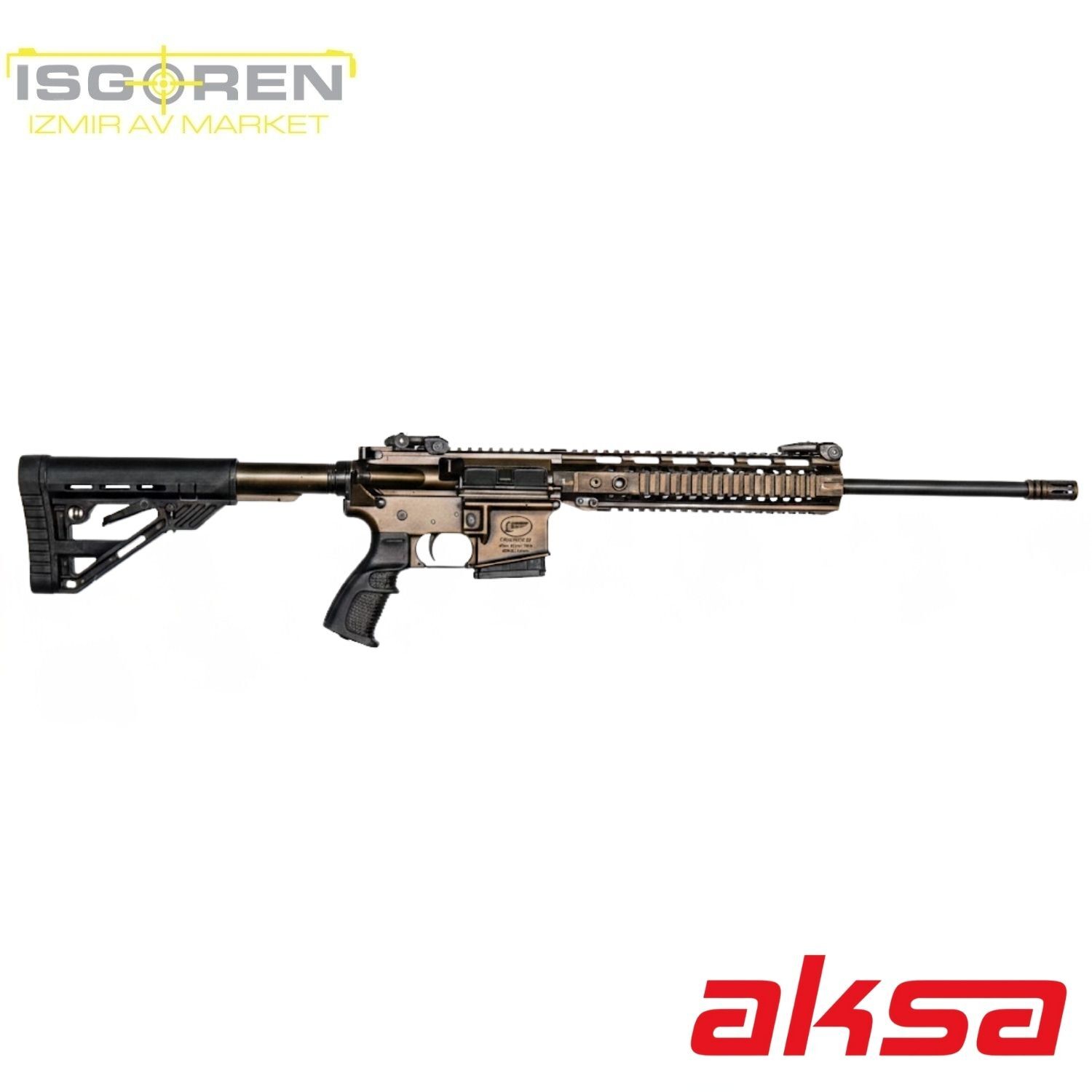 AKSA CROSSFİRE T-14 36 KALİBRE BRONZ ESKİTME YARI OTOMATİK AV TÜFEĞİ