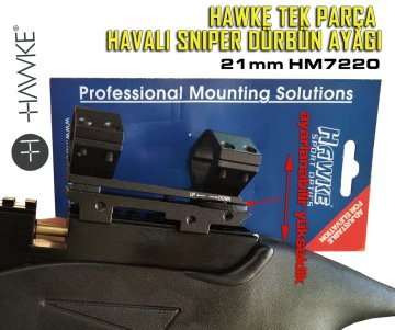 HAWKE TEK PARÇA HAVALI SNIPER DÜRBÜN AYAĞI 21mm HM7220