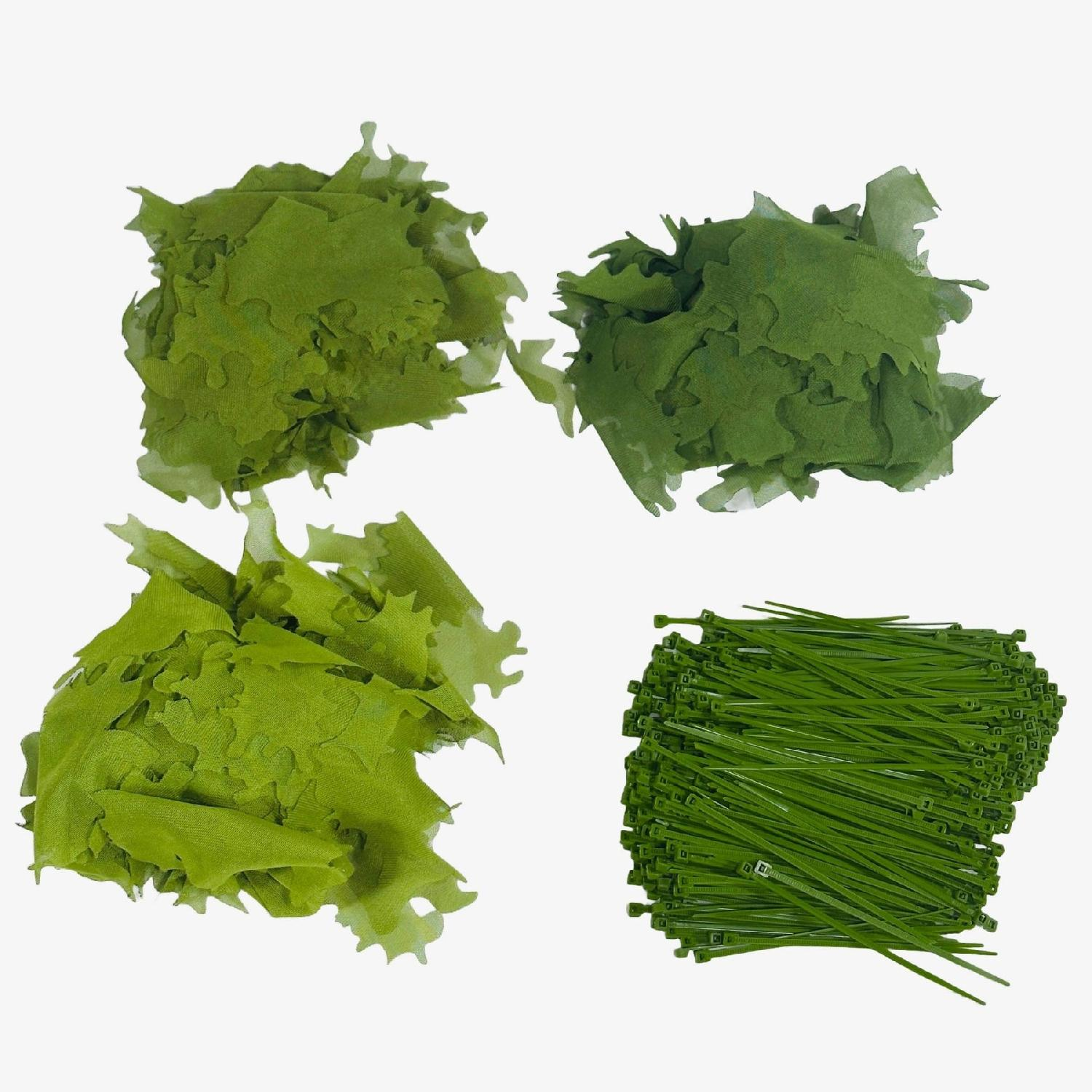 KMCS Adaptive Ghillie Mesh (AGM) Kamuflaj Yaprakları – 100 g'lık paket