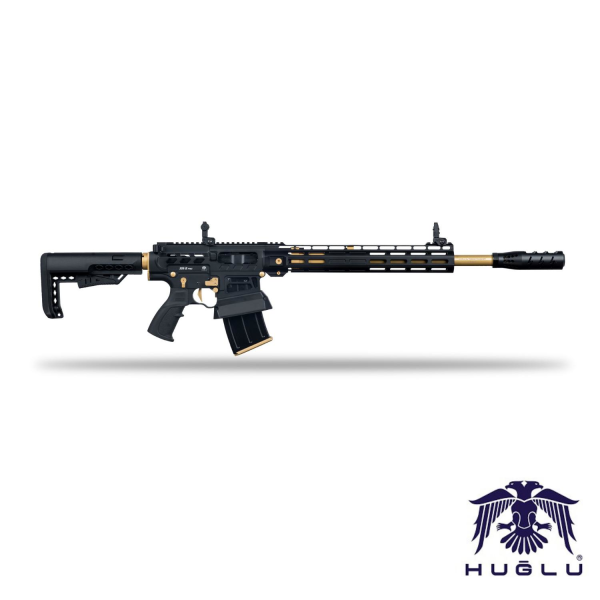 HUĞLU XR8 PRO 12 CAL.OTO.ŞARJÖRLÜ GOLD YİVSİZ AV TÜFEĞİ
