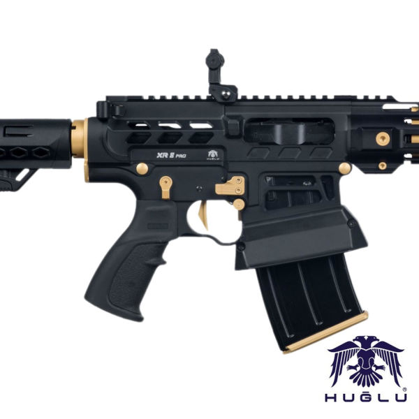 HUĞLU XR8 PRO 12 CAL.OTO.ŞARJÖRLÜ GOLD YİVSİZ AV TÜFEĞİ
