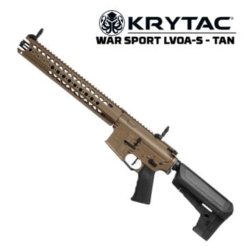 KRYTAC WAR SPORT LVOA-S AEG AIRSOFT TÜFEK - ÇÖL RENGİ