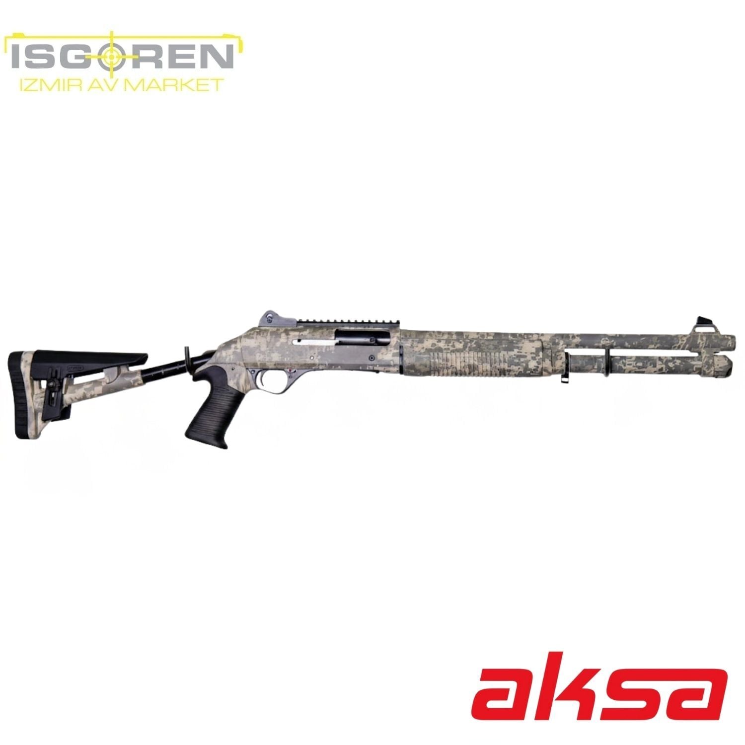 CROSSFİRE S4 12 CAL. YARI OTOMATİK YİVSİZ TÜFEK FİLM CAMO