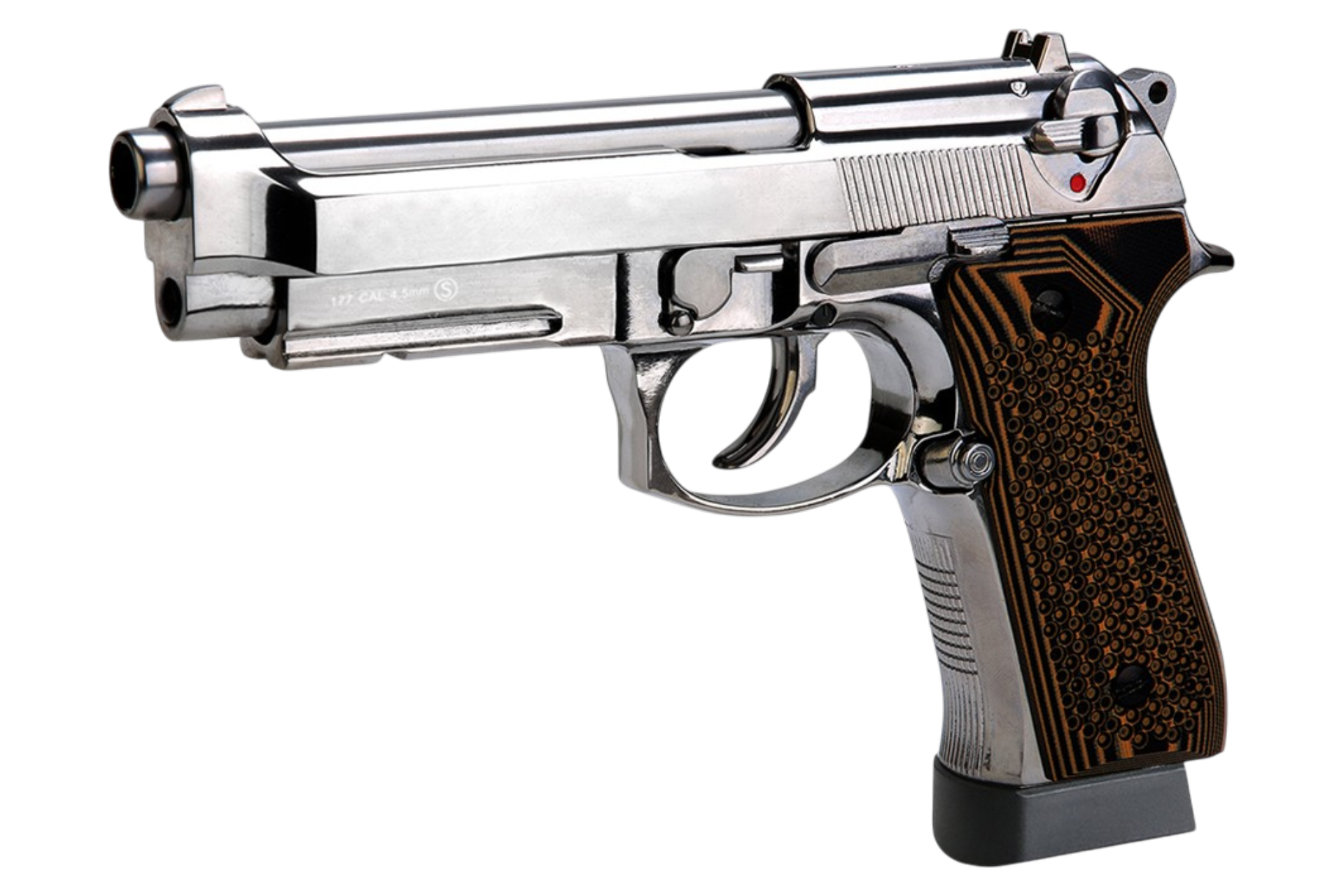 KLI BERETTA KL92 SILVER Parlak Gümüş (G10 Grip) CO2 BLOWBACK 4.5mm HAVALI TABANCA