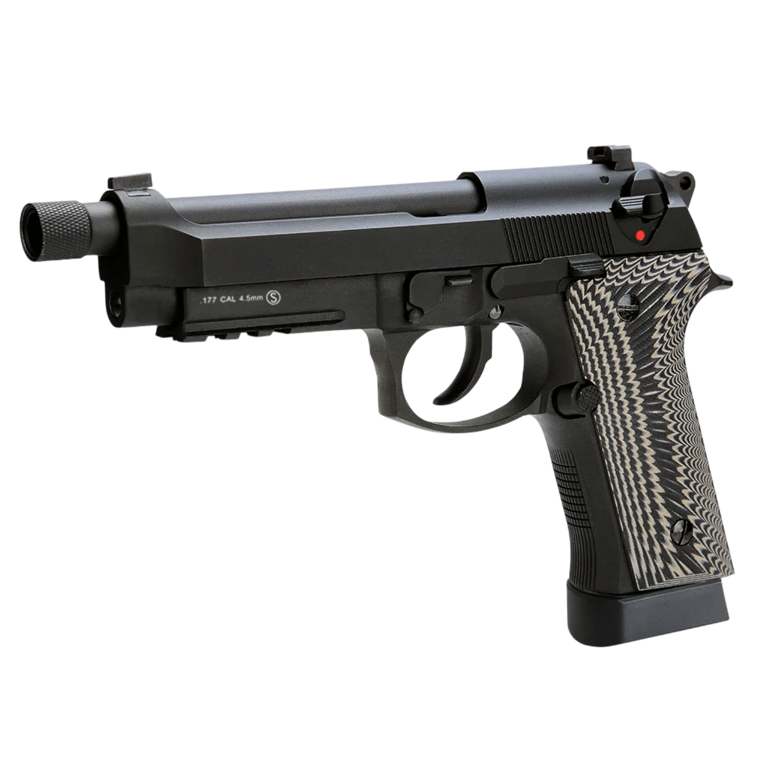 KLI BERETTA KL9A3 Sup SIYAH (G10 Grip) CO2 BLOWBACK 4.5mm HAVALI TABANCA