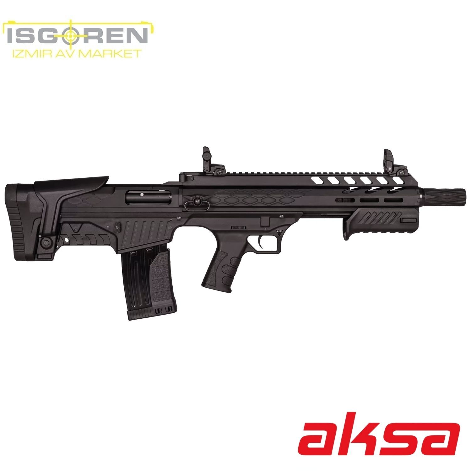 Aksa Crossfire T12 Bullpup Çift Sistem Av Tüfeği (Yarı Otomatik Pompalı)