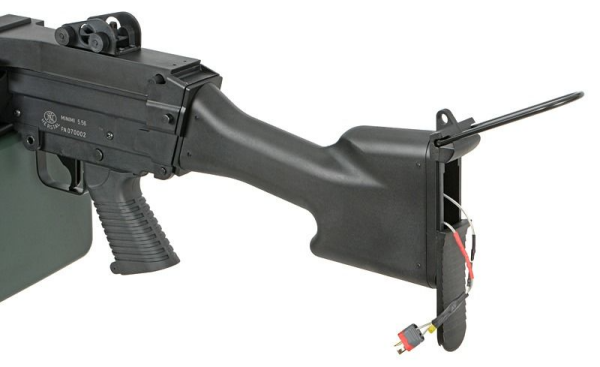 A&K FN Licensed M249 MKII Siyah Full Metal LMG AEG Airsoft Tüfek