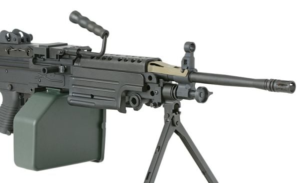 A&K FN LISANSLl M249 MKII SIYAH FULL METAL Airsoft Makinalı AEG Tüfek