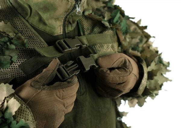 NOVRITSCH U10F 3D GHILLIE ÜST GÖVDE KAMUFLAJI - FLECKTARN - SHOULDER PIECE