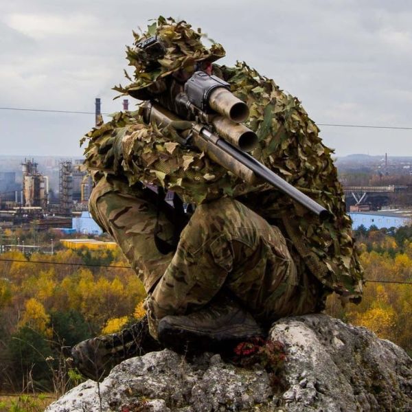 NOVRITSCH 3D GHILLIE ÜST GÖVDE KAMUFLAJI - EVERGLADE- SHOULDER PIECE
