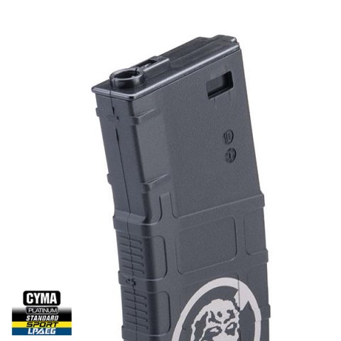 CYMA M4/M16 Airsoft 220BB MidCap ZOMBIE KILLER Polimer Şarjör