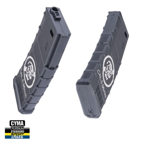 CYMA M4/M16 Airsoft 220BB MidCap ZOMBIE KILLER Polimer Şarjör