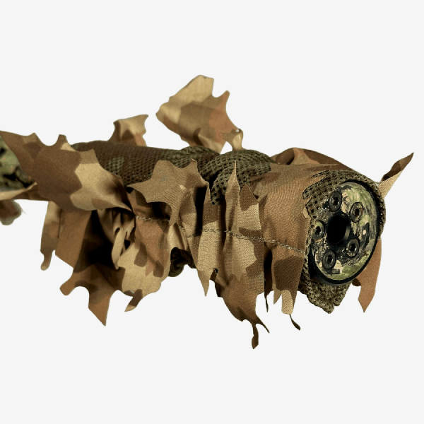 KMCS Scope Wrap 3D Yapraklı Evrensel Dürbün Kamuflaj Kılıfı - Next Gen Brown