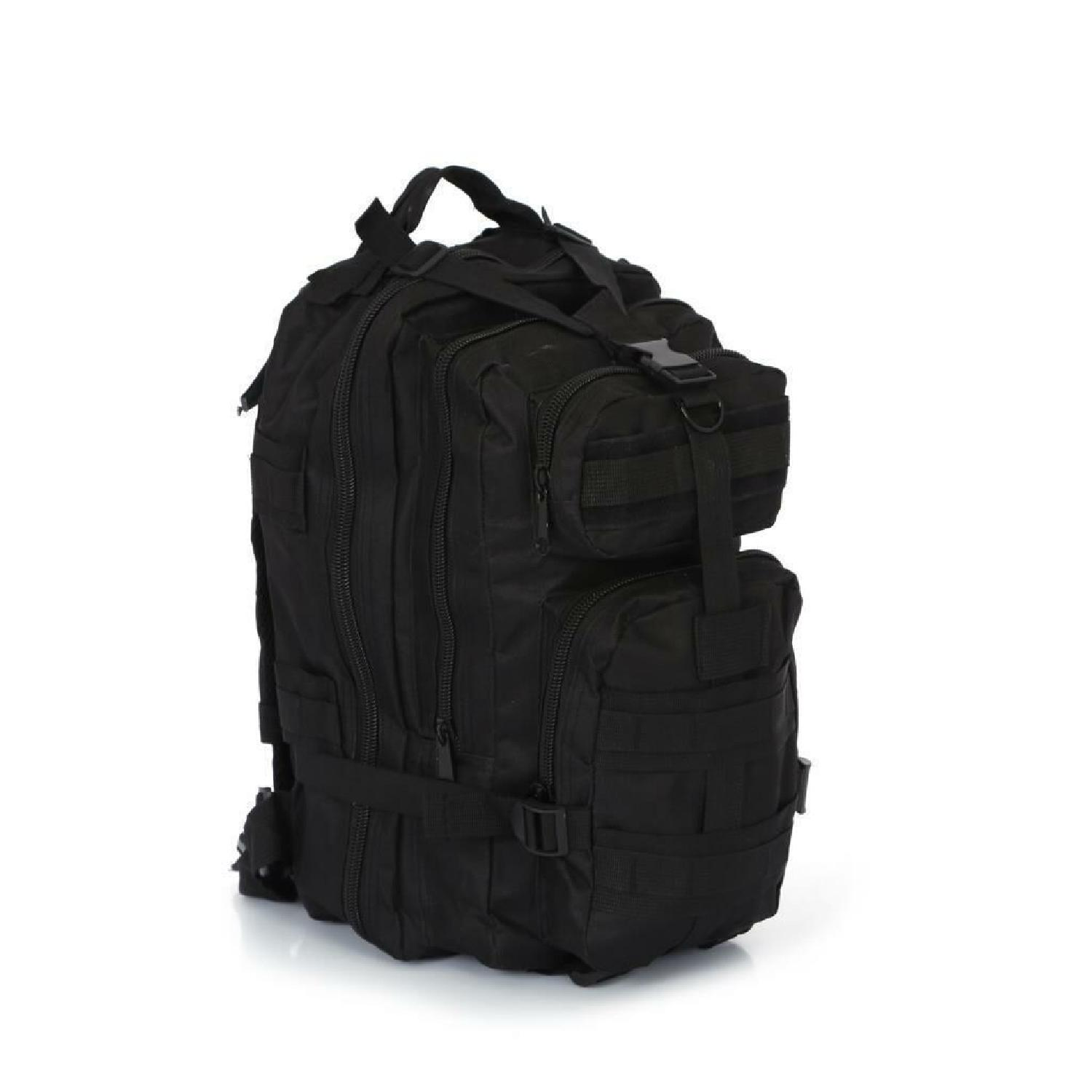 SS 20L Taktik Outdoor Kamp Seyahat Sırt Çantası SİYAH