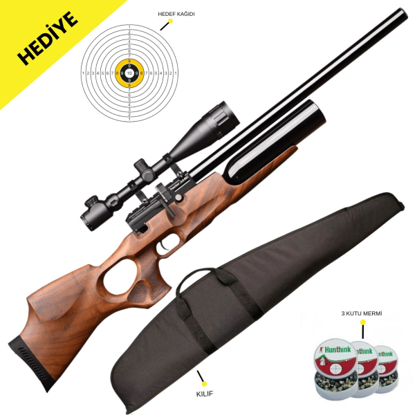 KRAL ARMS PUNCHER SUPER JUMBO W CARBON PCP HAVALI HEDEF TÜFEĞİ