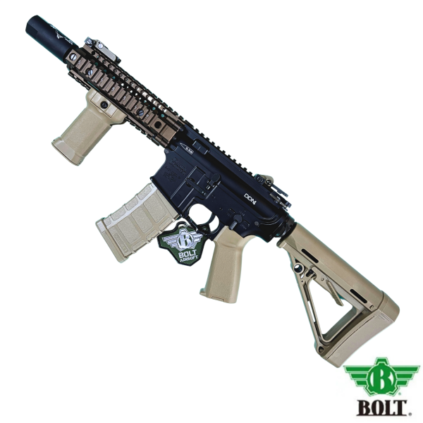 DANIEL DEFENSE DDM4 DAGGER 7'' BRSS EBB AEG - LITE-S VERSION / TAN EMG BOLT