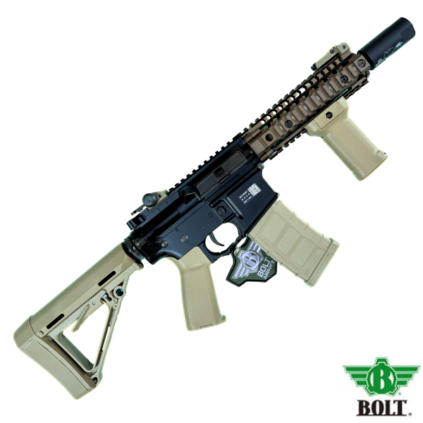 DANIEL DEFENSE DDM4 DAGGER 7'' BRSS EBB AEG - LITE-S VERSION / TAN EMG BOLT