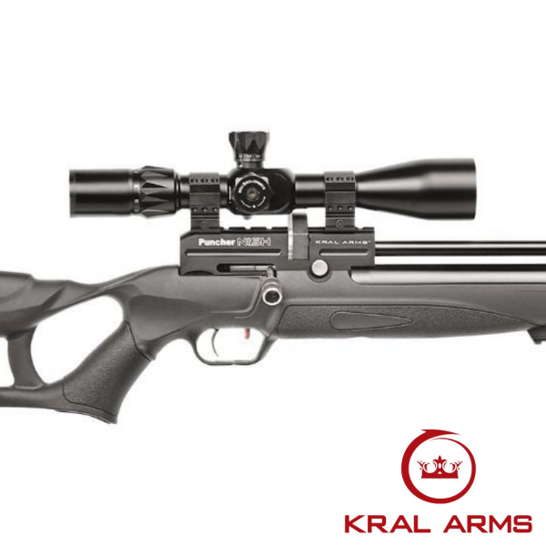 KRAL ARMS PUNCHER NISH S Siyah 5.5mm PCP Havalı Tüfek