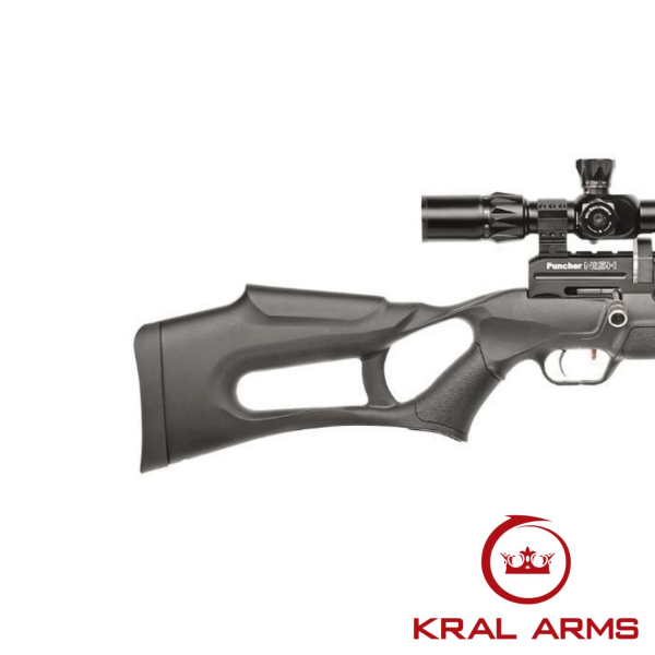 KRAL ARMS PUNCHER NISH S Siyah 5.5mm PCP Havalı Tüfek