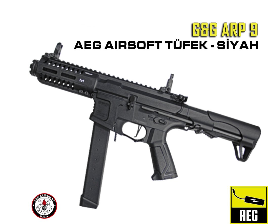 GG ARP9 AEG AIRSOFT TÜFEK - Siyah