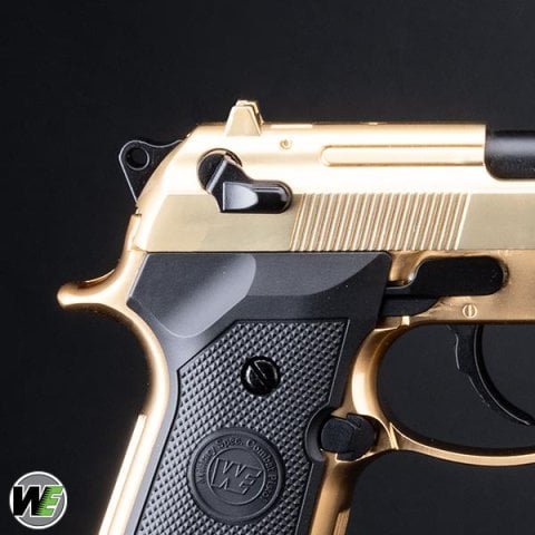 WE ''Bling'' Special GOLD Edition M9 PTP GBB Airsoft Tabanca
