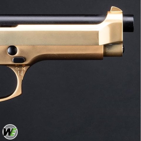 WE ''Bling'' Special GOLD Edition M9 PTP GBB Airsoft Tabanca