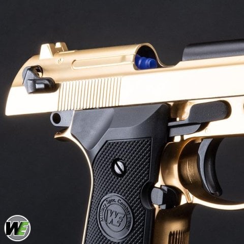 WE ''Bling'' Special GOLD Edition M9 PTP GBB Airsoft Tabanca