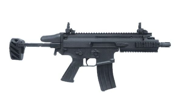 BOLT FN Herstal Licensed SCAR-SC Compact PDW B.R.S.S. Siyah AEG Airsoft Tüfek