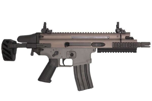BOLT FN Herstal Licensed SCAR-SC Compact PDW B.R.S.S. Tan AEG Airsoft Tüfek