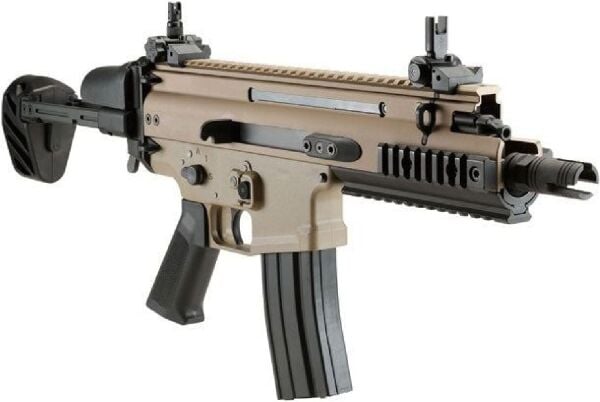 BOLT FN Herstal Licensed SCAR-SC Compact PDW B.R.S.S. Tan AEG Airsoft Tüfek