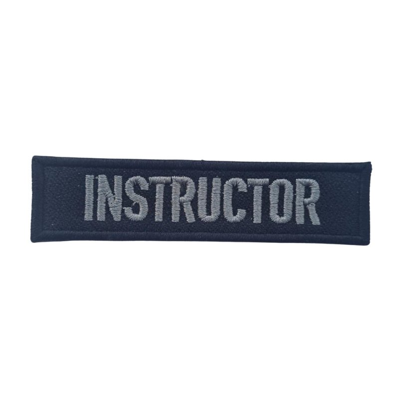 INSTRUCTOR TACTICAL PATCH -SİYAH-GRİ