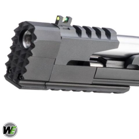 WE-Tech Competition Series ''Xcelerator Dragon'' Hi-CAPA GBB Airsoft Tabanca - Uzun Namlu/Siyah/madalyon Kabza