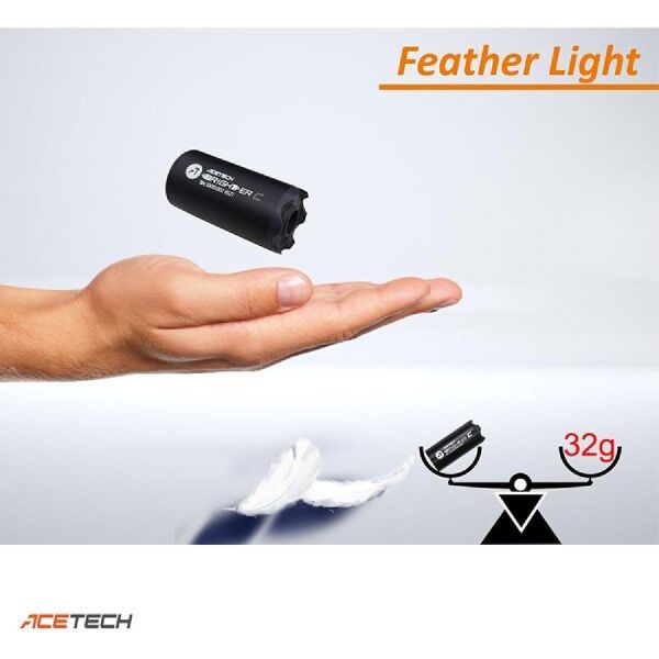 AceTech Brighter C Kompakt Şarj Edilebilir Airsoft Tracer + Tabanca Adaptör