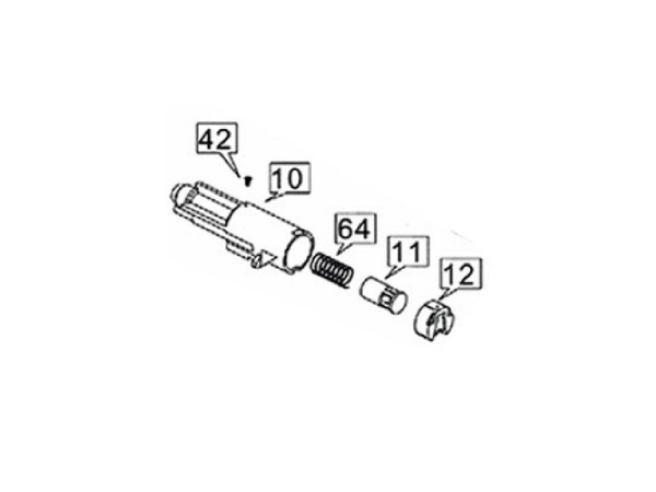 We M92 Housing Screw Parça No #42