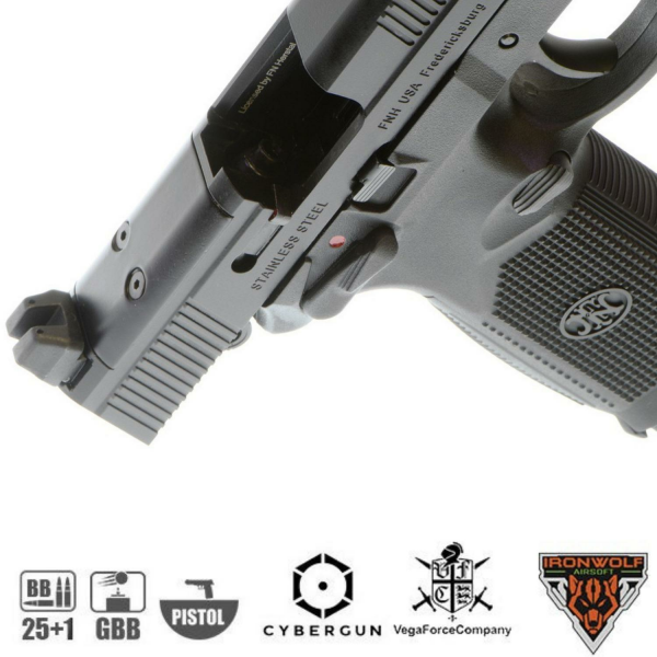 VFC FNX45 TACTICAL AIRSOFT GBB Tabanca Siyah