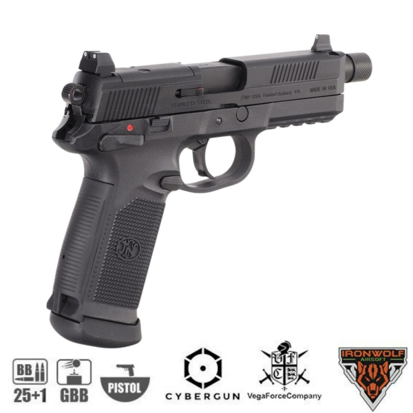 VFC FNX45 TACTICAL AIRSOFT GBB Tabanca Siyah