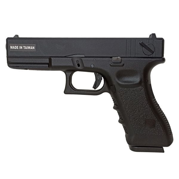 KJW G18 Glock18 Metal Slide SIYAH GBB Airsoft Auto Glock Tabanca KP-18-BK