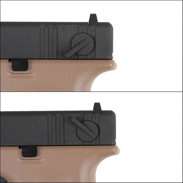KJW Glock 18 Metal Slide Tan GBB Airsoft Tabanca
