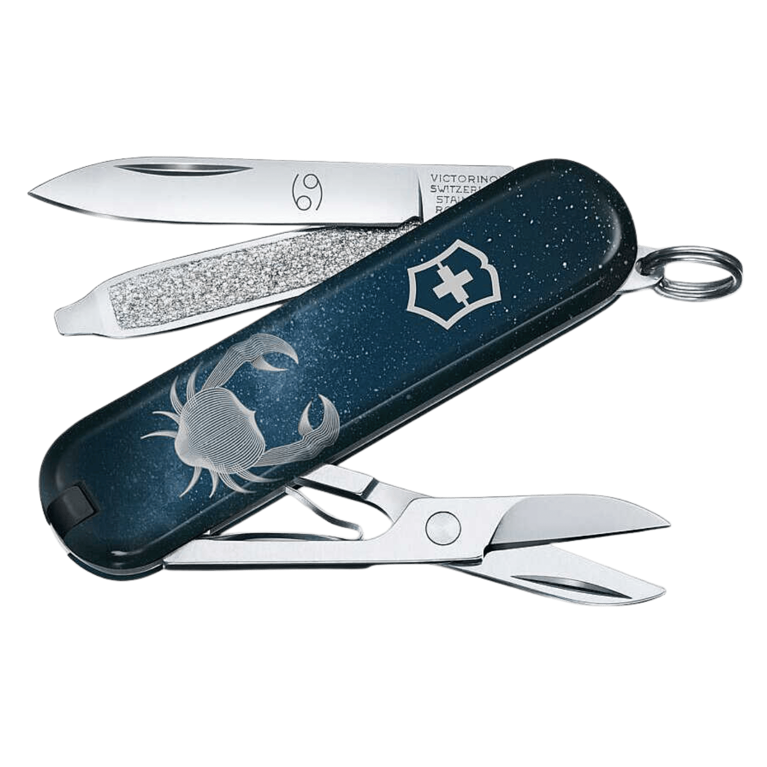Victorinox 0.6223.2CAN Classic SD Zodiac Signs 58mm Çakı, Yengeç Burcu