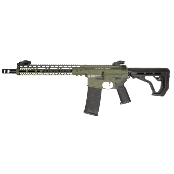 Delta Armory FREYA R15 SKELETON 13'' FULL METAL OLIVE AEG Airsoft Tüfek