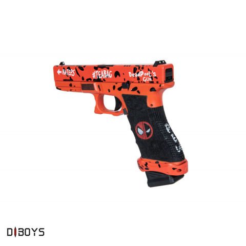 GLOCK18 ''DeadPool'' Modifiyeli GBB Airsoft Tabanca
