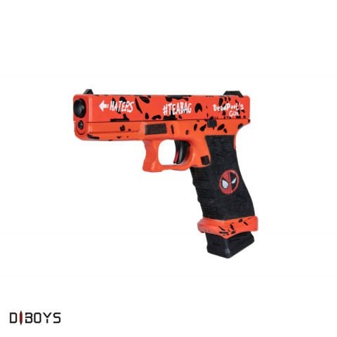 GLOCK18 ''DeadPool'' Modifiyeli GBB Airsoft Tabanca