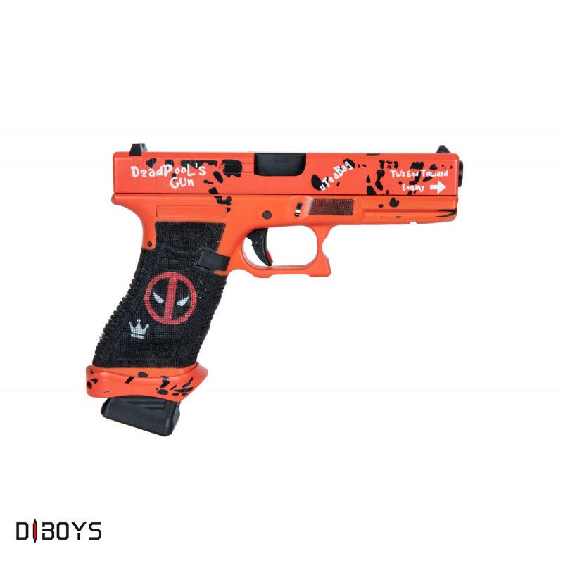 GLOCK18 ''DeadPool'' Modifiyeli GBB Airsoft Tabanca