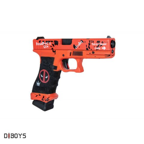GLOCK18 ''DeadPool'' Modifiyeli GBB Airsoft Tabanca