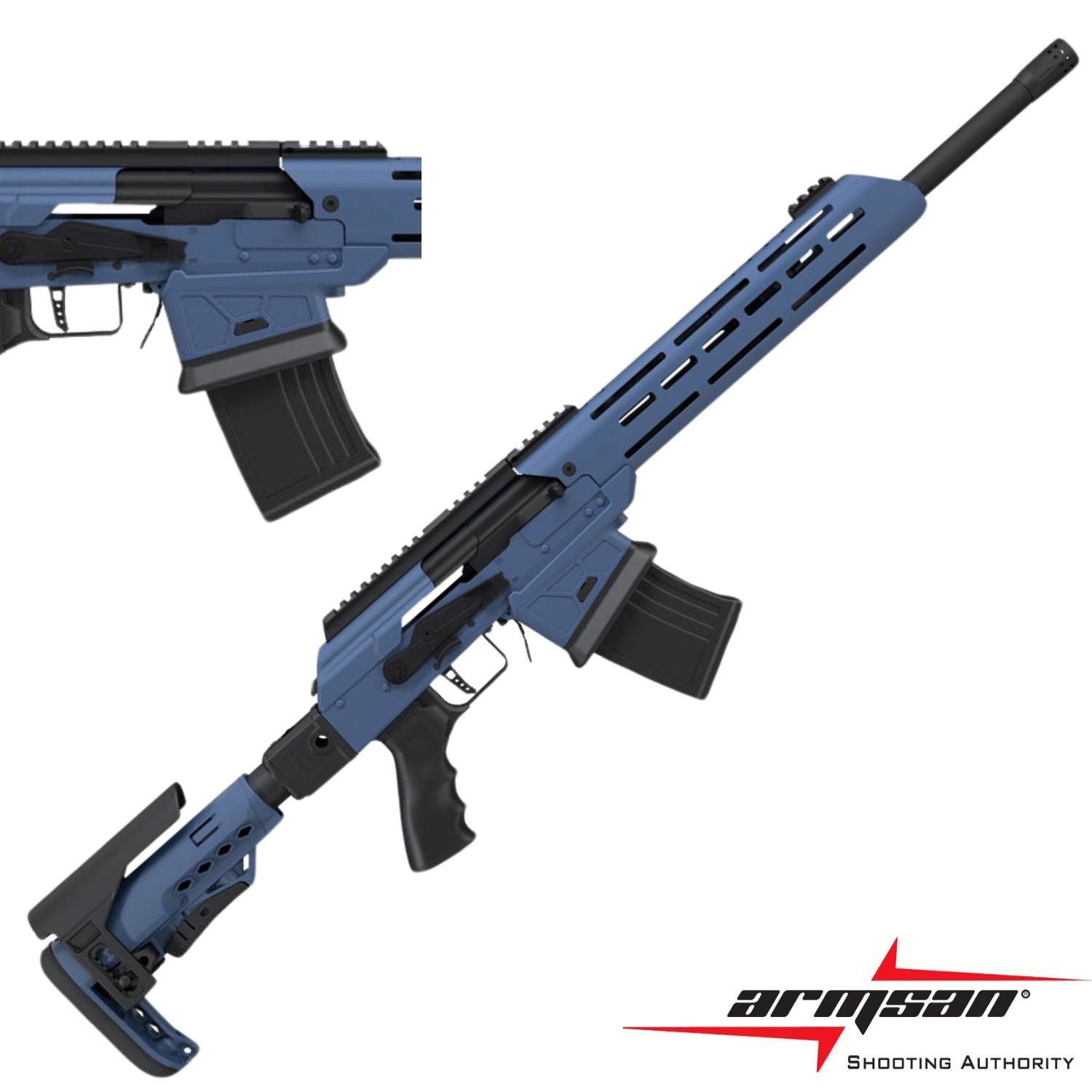 ARMSAN ARMTAC RS-23 BLUE TELESKOPİK ŞARJÖRLÜ AV TÜFEĞİ 47 CM