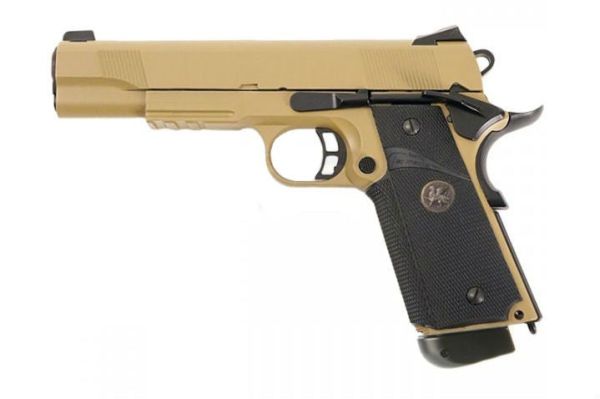 KJW 1911 MEU GBB FULL METAL Airsoft Tabanca TAN (KP07-TAN)