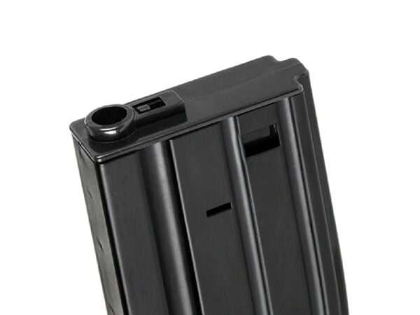 BattleAxe 200BB METAL MidCap ŞARJÖR Siyah Airsoft M4 AR15 Tüfek için