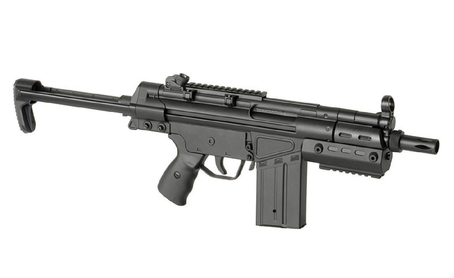 JG T3 SAS Airsoft G3 MC51 Tipi Compact CQB Tüfek - Siyah JG094