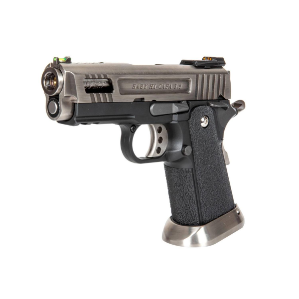 WE Hi Capa 3.8 SILVER FullAUTO Airsoft Tabanca Brontosaurus (WE-H008WET-2)