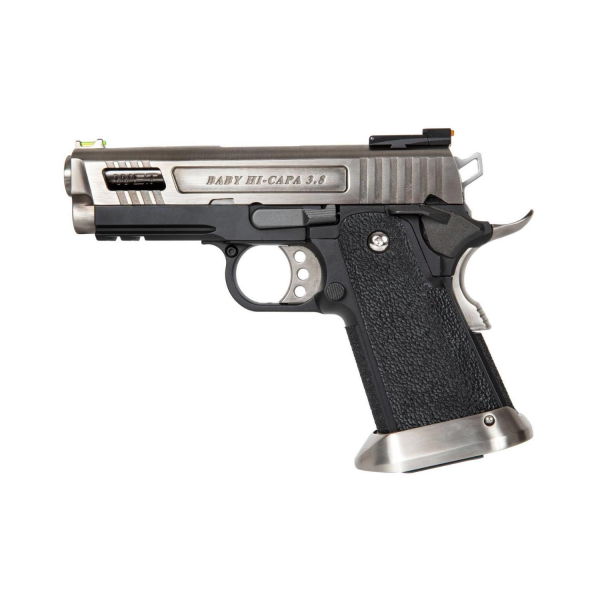 WE Hi Capa 3.8 SILVER FullAUTO Airsoft Tabanca Brontosaurus (WE-H008WET-2)